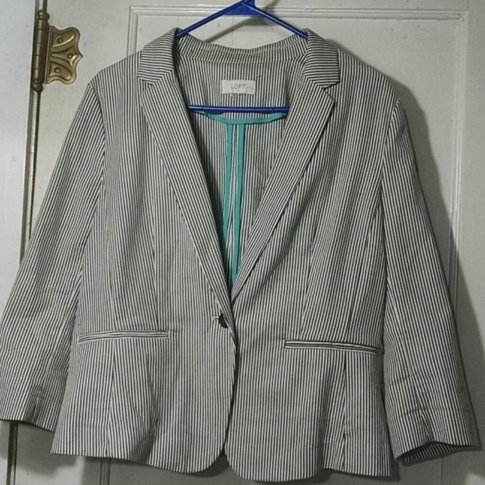Black/white dress jacket by Loft